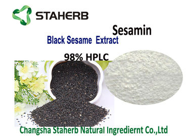 China Natürliche schwarze Auszug-/Sesamin-Auszug-Solvent-Extraktion des indischen Sesams 50 - 98% HPLC fournisseur