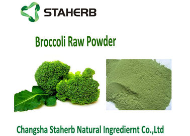 China Entwässerte organisches Brokkoli-Sprösslings-Auszug-Pulver-grüne Farbe verhindern Haut-Krebs fournisseur