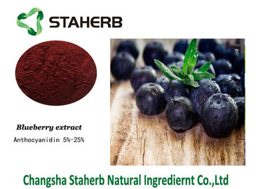 China Organisches Heidelbeerblaubeerauszug-Pulver-purpurrotes Farbanthocyanidin 5%-30% fournisseur