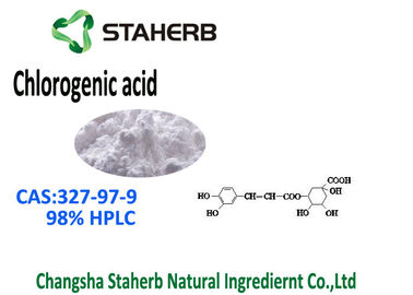 China Chlorogenstandardwerk-Materialien der säure-98%, Geißblatt-Blumen-Auszug CAS 327 97 9 fournisseur