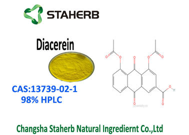 China Reiner natürlicher 98% Diacerein Aloe-Vera-Auszug-hellgelbes Pulver CAS 13739 02 1 fournisseur
