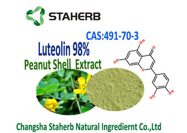 China Auszug des Luteolin-98% Kräuterdem pflanzenauszug von des Erdnuss-Auszug-Pulver-491-70-3 fournisseur
