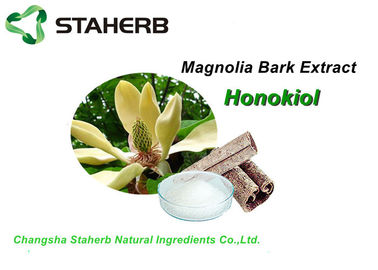 China Weiße reine natürliche Pflanzenauszüge, Emagnolia-Barken-Auszug-Pulver 2%-98% Honokiol HPLC fournisseur