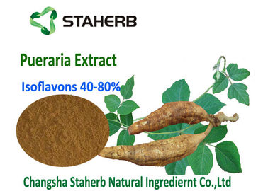 China Isoflavons40%~80% Pueraria Lobata-Wurzel-Auszug-hellbraunes Pulver CAS 3681 99 0 fournisseur
