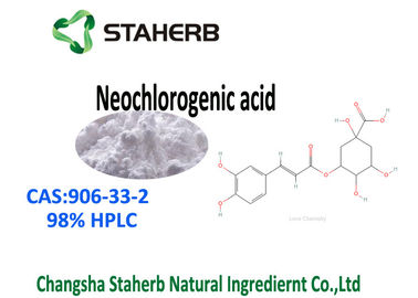 China Weißer Pulver-Standardwerk-Material-reiner neochlorogenischer Säure 98% HPLC CAS 906-33-2 fournisseur