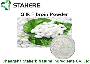 China Kosmetik-Grad-weißes Silk Fibroin-Pulver-Hauptbestandteil-Seidenprotein fournisseur