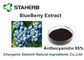 Antioxidanshautpflege-reines Blaubeerauszug-Anthocyanidin 5% - 95% für Getränkeprodukt fournisseur